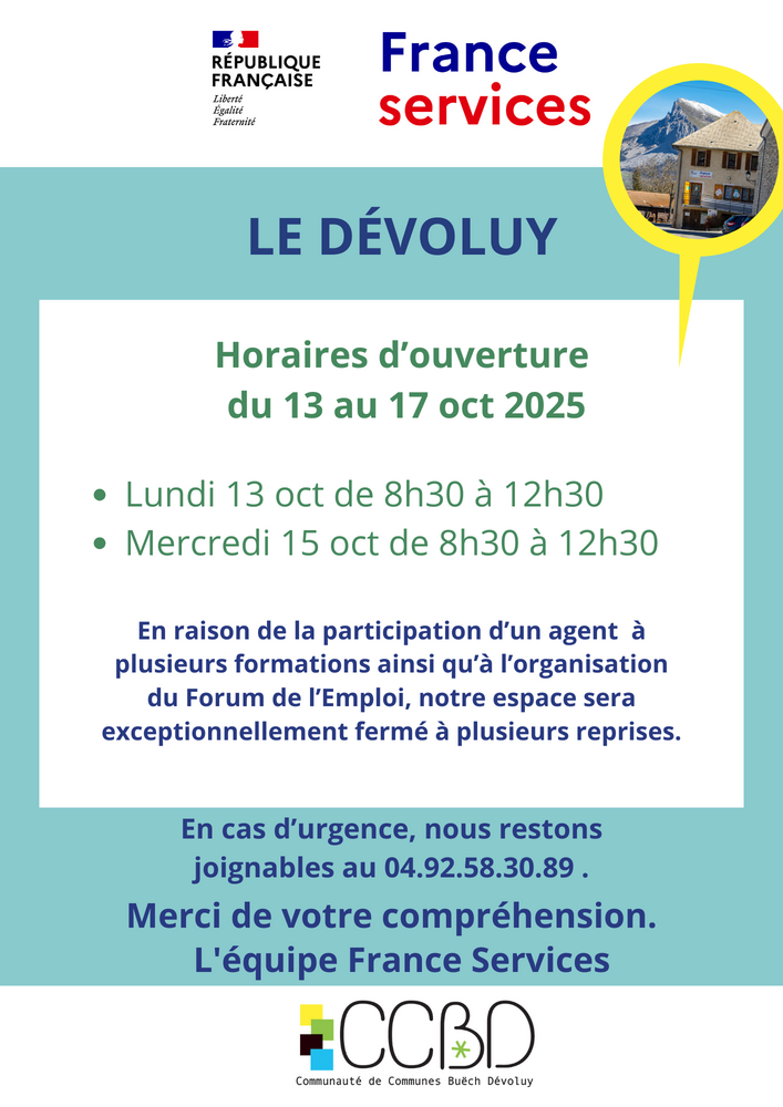 Fermeture exceptionnelle Fermeture exceptionnelle